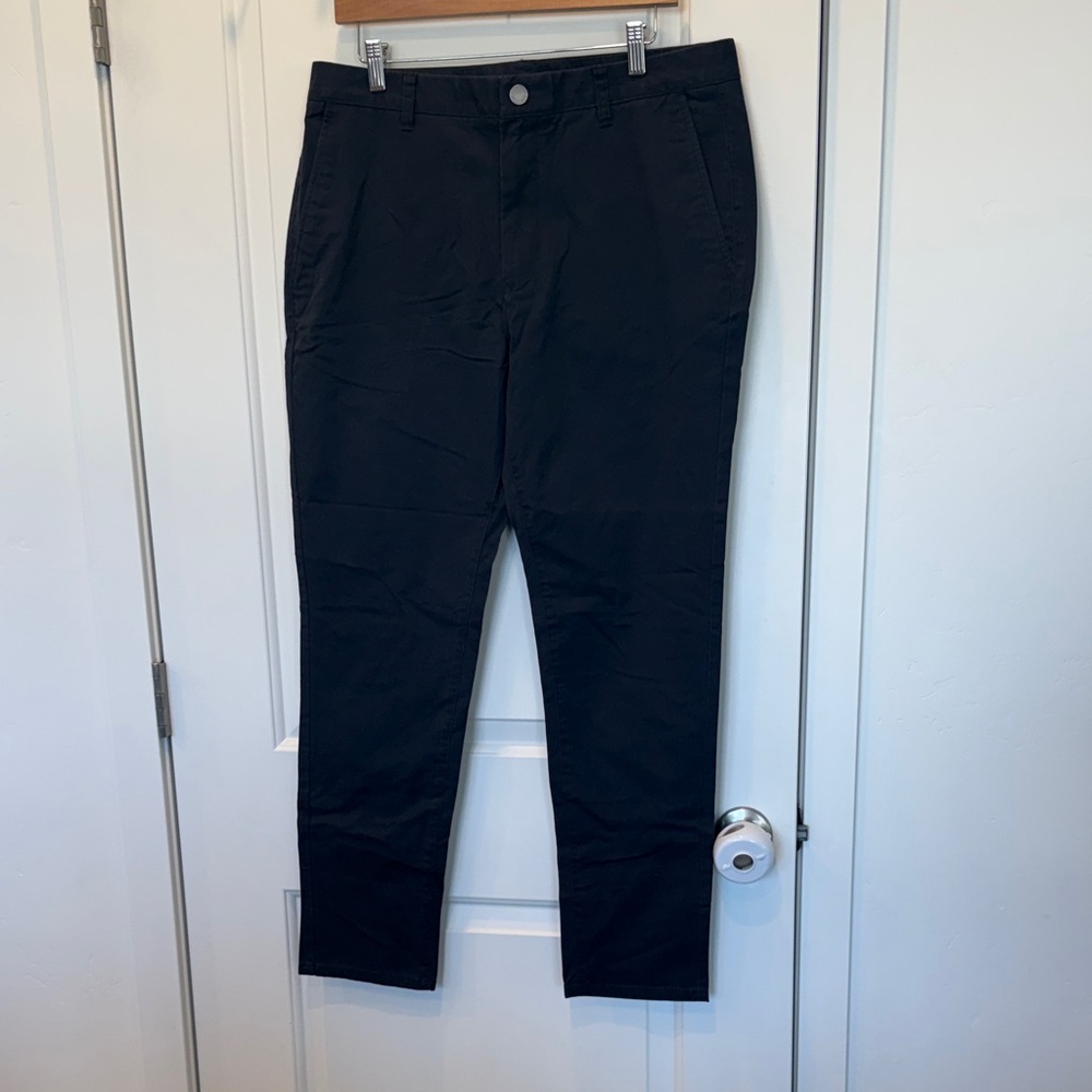 BONOBOS Men's Slim Fit Chino Pants Size 34/30 In Black